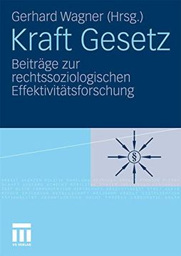 portada Kraft Gesetz: Beiträge zur Rechtssoziologischen Effektivitätsforschung (en Alemán)