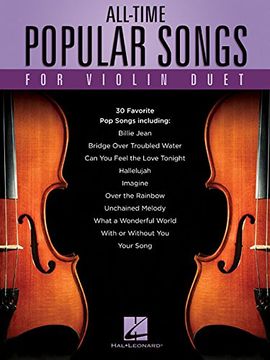 portada All-time Popular Songs for Violin Duet (in English)