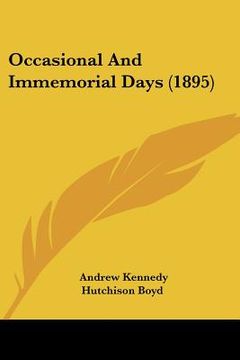 portada occasional and immemorial days (1895) (en Inglés)