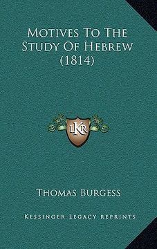 portada motives to the study of hebrew (1814) (in English)