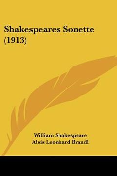 portada shakespeares sonette (1913)
