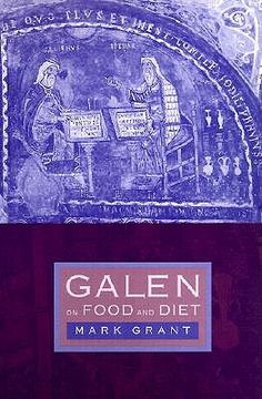 portada galen on food and diet (en Inglés)