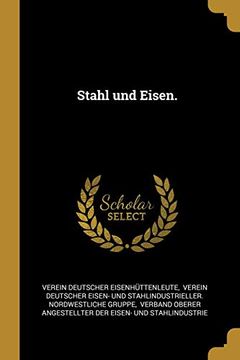 portada Stahl und Eisen. (in German)