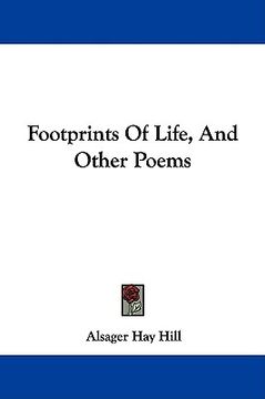 portada footprints of life, and other poems (en Inglés)