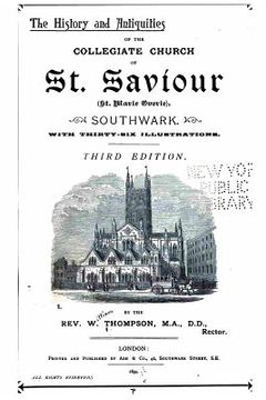 portada The History and Antiquities of the Collegiate Church of S. Saviour (in English)