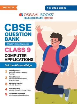 portada Oswaal CBSE Question Bank Class 9 Computer Application, Chapterwise and Topicwise Solved Papers For 2025 Exams (en Inglés)