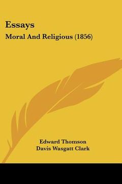 portada essays: moral and religious (1856) (en Inglés)
