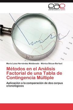 portada m todos en el an lisis factorial de una tabla de contingencia m ltiple (en Inglés)