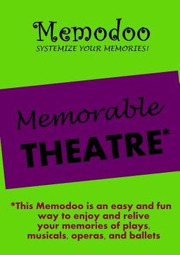 portada Memodoo Memorable Theatre (en Inglés)
