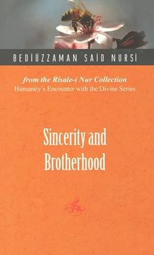 portada Sincerity and Brotherhood (in English)