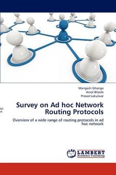 portada survey on ad hoc network routing protocols (en Inglés)