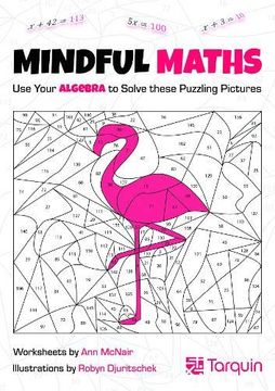 portada Mindful Maths 1: Use Your Algebra to Solve These Puzzle Pictures (en Inglés)