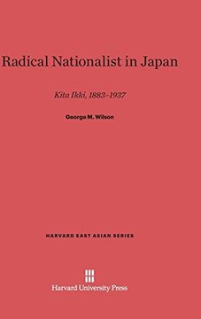 portada Radical Nationalist in Japan (Harvard East Asian) 
