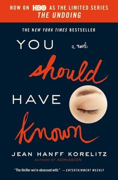 portada You Should Have Known: Now on hbo as the Limited Series the Undoing 