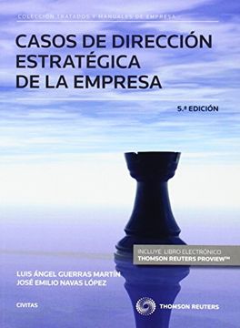 portada Casos de dirección estratégica de la empresa (5ª ed.) (Tratados y Manuales de Empresa)