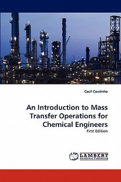 portada an introduction to mass transfer operations for chemical engineers