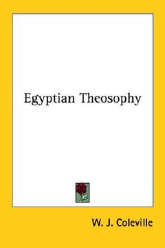 portada egyptian theosophy (en Inglés)