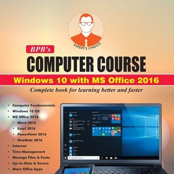 portada Bpb Computer Course-Win 10/Office 2016 (en Inglés)
