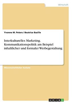 portada Interkulturelles Marketing. Kommunikationspolitik Am Beispiel Inhaltlicher Und Formaler Werbegestaltung (German Edition)