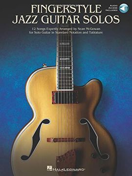 portada Fingerstyle Jazz Guitar Solos: 12 Songs Expertly Arranged for Solo Guitar in Standard Notation and Tablature [With Access Code] (en Inglés)