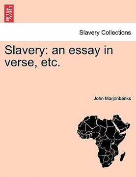 portada slavery: an essay in verse, etc. (en Inglés)