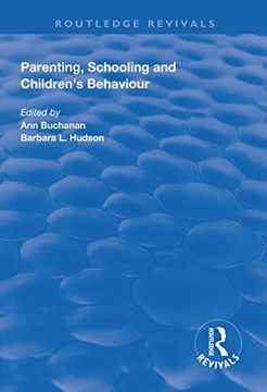 portada Parenting, Schooling and Children's Behaviour (en Inglés)