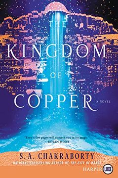 portada The Kingdom of Copper [Large Print] (The Daevabad Trilogy) (en Inglés)