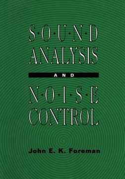 portada Sound Analysis and Noise Control (en Inglés)