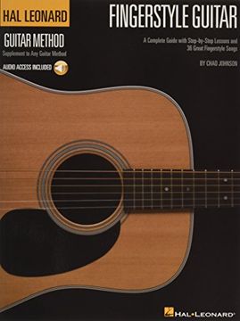 portada Fingerstyle Guitar Method: A Complete Guide With Step-By-Step Lessons and 36 Great Fingerstyle Songs (Hal Leonard Guitar Method (Songbooks)) 