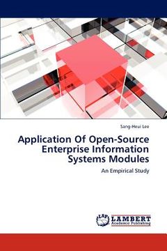 portada application of open-source enterprise information systems modules (en Inglés)