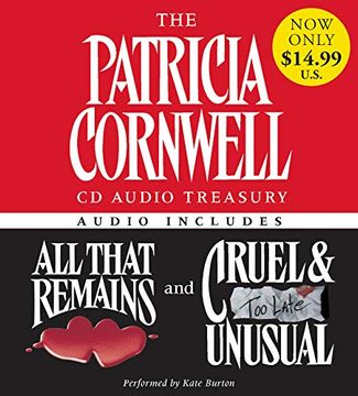 portada The Patricia Cornwell cd Audio Treasury low Price: Contains all That Remains and Cruel and Unusual (Kay Scarpetta) ()