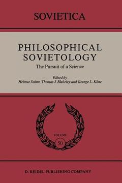 portada Philosophical Sovietology: The Pursuit of a Science (en Inglés)