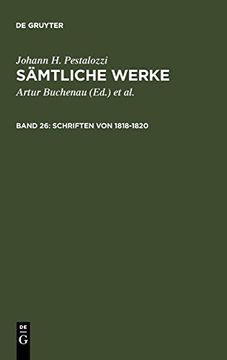 portada Schriften von 1818-1820 (en Alemán)