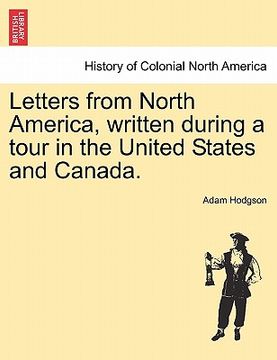 portada letters from north america, written during a tour in the united states and canada. (en Inglés)
