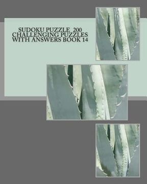 portada SUDOKU Puzzle 200 Challenging Puzzles with Answers Book 14 (en Inglés)