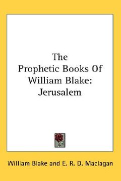 portada the prophetic books of william blake: jerusalem (in English)