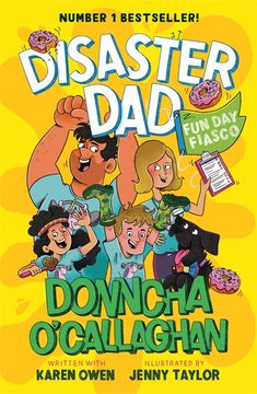 portada Disaster Dad: Fun Day Fiasco. THE NUMBER ONE BESTSELLER (en Inglés)