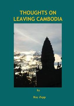 portada Thoughts on Leaving Cambodia (en Inglés)