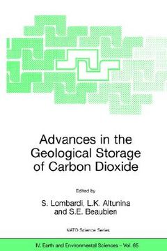 portada advances in the geological storage of carbon dioxide: international approaches to reduce anthropogenic greenhouse gas emissions (in English)