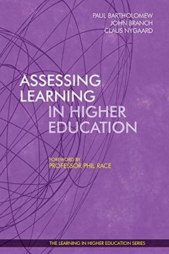 portada Assessing Learning in Higher Education (Learning in Higher Education Series) (en Inglés)