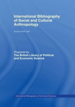 portada Ibss: Anthropology: 1987 Volume 33 (en Inglés)