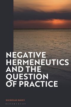 portada Negative Hermeneutics and the Question of Practice (en Inglés)