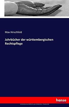 portada Jahrbücher der württembergischen Rechtspflege