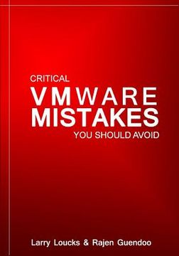 portada Critical VMware Mistakes You Should Avoid (en Inglés)