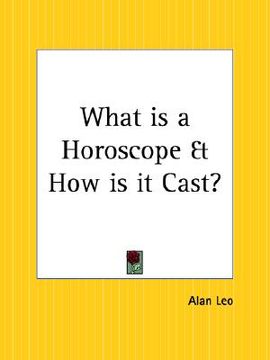 portada what is a horoscope and how is it cast? (in English)