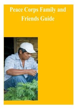 portada Peace Corps Family and Friends Guide