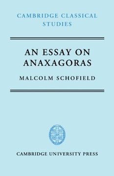 portada An Essay on Anaxagoras (Cambridge Classical Studies) (en Inglés)