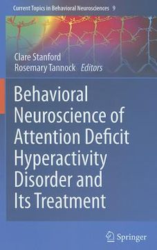 portada behavioral neuroscience of attention deficit hyperactivity disorder and its treatment