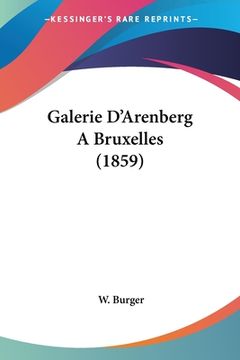 portada Galerie D'Arenberg A Bruxelles (1859) (in French)