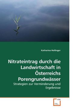 portada Nitrateintrag durch die Landwirtschaft in             Österreichs Porengrundwässer